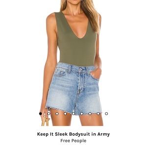 FREE PEOPLE Keep It Sleek Bodysuit